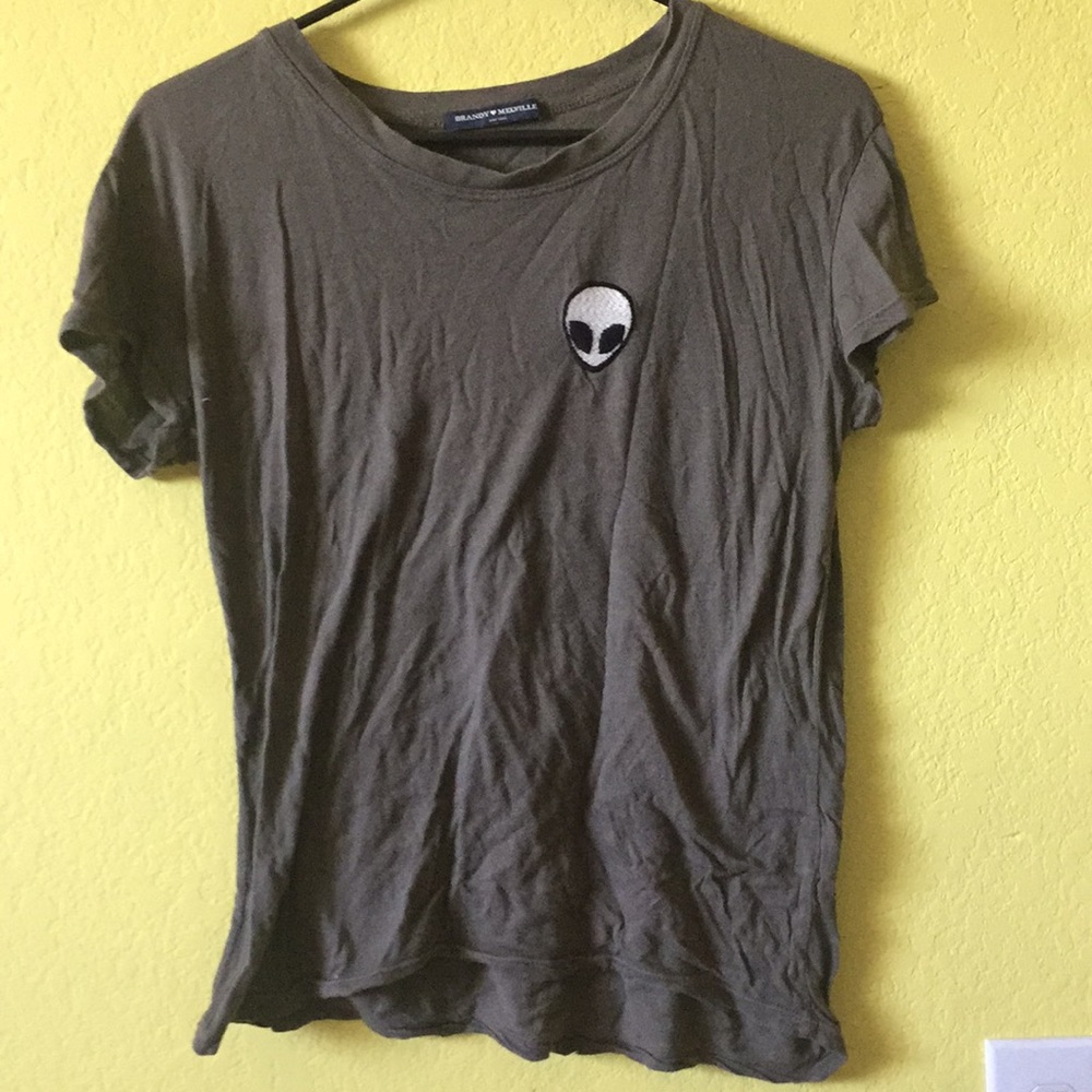 Olive green Brandy Melville shirt